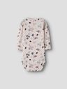 Langarmbody mit Naturdruck 2