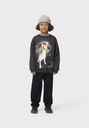 Knaben Langarmshirt mit Hunde-Print 3