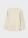 Mädchen Langarmshirt Rippe Blümchen 2