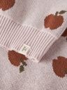 Mädchen Pullover mit Apfeljacquard 3