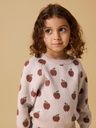 Mädchen Pullover mit Apfeljacquard 5