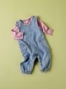 Baby Denimoverall Herztaschen 4