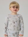 Langarmshirt aus Wolle Waldtiere 4