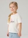 Mädchen T-Shirt mit Tulpen Druck 2