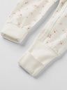 Baby-Strampler geknöpft mit Blumen-Print 4