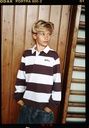 Jungen Rugbyshirt mit Streifen 2