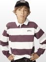 Jungen Rugbyshirt mit Streifen 3