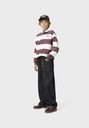 Jungen Rugbyshirt mit Streifen 4