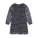 Geblümtes Mädchen-Langarmkleid 2