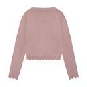 Mädchen-Strickjacke einfarbig 2