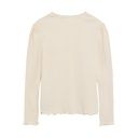 Geripptes Mädchen-Langarmshirt 2
