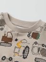 Jungen Pullover mit Baufahrzeug-Print 2