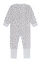 Wolle-Bambus Pyjama geblümt 2