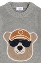 Knaben Pullover mit Bärapplikation 3
