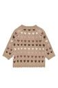 Baby Strickjacke mit Herzjacquard 2