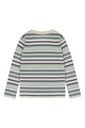 Wolle-Bambus Kinder-Langarmshirt gestreift 2