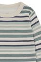Wolle-Bambus Kinder-Langarmshirt gestreift 3