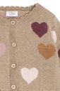 Baby Strickjacke mit Herzjacquard 3