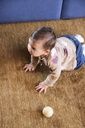 Baby Strickjacke mit Herzjacquard 5