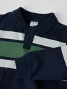 Langärmliges Knaben-Rugbyshirt gestreift 3