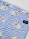Gerippte Babyhose mit Schäfchen-Print 2