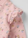 Geblümte Baby-Sweatjacke mit Volants 3