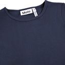 Langarm Flanell-Mädchenkleid mit Nachttiere-Print 4