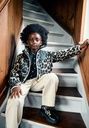 Kinder Fleecejacke Leo-Print 3