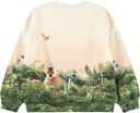 Sweatshirt Mädchen mit Reh-Print 3