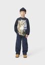 Knaben Langarmshirt mit Schneeleo-Print 3