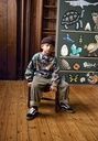 Jungen Sweatshirt mit Museum-Print 2