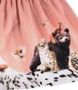 Mädchen Langarmkleid mit Pferde-Print 2