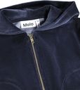 Mädchen Velour-Hoodie mit Zipper 2
