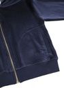 Mädchen Velour-Hoodie mit Zipper 3