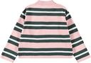 Mädchen-Sweatshirt gestreift mit Polokragen 7