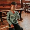 Jungen Langarmshirt mit Brustprint 2