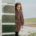 Mädchen Langarmkleid gemustert 2