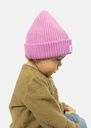 Einfarbige Kindermütze mit Umschlag 3