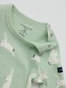 Gerippter Baby-Langarmbody mit Hasenmotiv 2