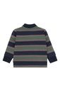Langarmshirt mit Polokragen Gestreift 2