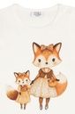 Mädchen Langarmshirt mit Fuchsdruck 3