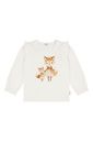 Mädchen Langarmshirt mit Fuchsdruck 4