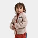 Flauschige Teddyfleece Jacke einfarbig 2