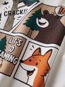 Knaben Langarmshirt Comic Fuchs 3