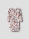 Langarmbody mit Blumen AOP 3