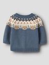 Baby Strickjacke Jacquard Bär 2