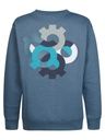 Jungen Sweatshirt mit Zahnrad-Motiv 3