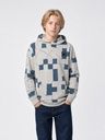 Jungen Kapuzenpullover mit Allover-Print 2