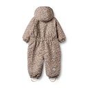 Warmer wasserfester Baby-Winteroverall geblümt 2