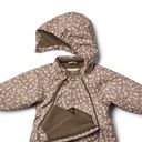 Warmer wasserfester Baby-Winteroverall geblümt 3